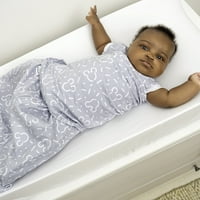 Halo® Sleepsack® Disney Baby Swaddle, памук, конфети Мики - Греј, новороденче, унисекс, 0- месеци