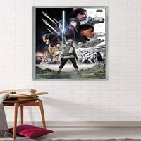 Војна На Ѕвездите: Последниот Ѕид Постер На Џедај-Група, 22.375 34