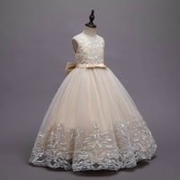 Contersонмн Цвет девојка фустан свадба тул фустан специјален прилика цвет фустан, 160, б