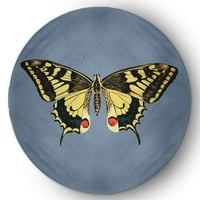 5 'круг едноставно маргаритка ретка ластовичка пеперутка Новина од килим во областа Ченил, правлив чад сина