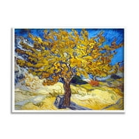 СТУПЕЛ ИНДУСТРИИ Златно дрво Сино жолто Ван Гог Класично сликарство, 20, дизајн од Винсент ван Гог