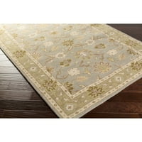 Уметнички ткајачи Cicero Grey 6 'квадратни традиционални ориентални области килим