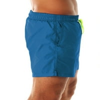 Мажите на мажите дното на летото кратки панталони со цврста боја на плажа од плажа од одмор мини панталони тренингот со висока