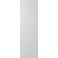 Ekena Millwork 15 W 69 H TRUE FIT PVC SINGE PALLEY HERRINGBONE модерен стил фиксирани ролетни за монтирање, градско сиво