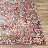 Уметнички ткајачи Ирис Ориентална област килим, црвена, 2'3 3'9
