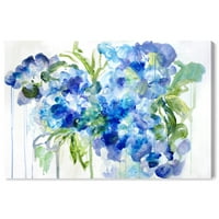 Винвуд студио платно цветно ветре цветни и ботанички флорали wallидни уметности платно печати сина 30х20