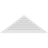 74 W 37 H Триаголник Површински монтирање ПВЦ Гејбл Вентилак: Функционален, W 2 W 2 P BRICKMOLD SLIL