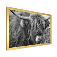 DesignArt „Затвори на шкотската крава на фармата куќа на Морланд II“