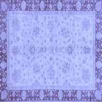 Ахгли Компанија Внатрешен Правоаголник Ориентални Сини Традиционални Теписи, 6'9'