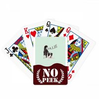 Граница Коли Фарма Миленичиња Арт Деко Мода Ѕиркаат Покер Играње Карти Приватна Игра