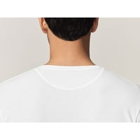 Маица за маички со Chaps Mens V-вратот, 4-пакет