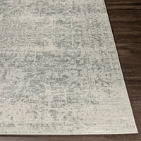 Уметнички ткајачи Харпуп Медалјон област килим, сива, 6'7 Плоштад
