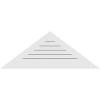 32 W 16 H Триаголник Површински монтирање ПВЦ Гејбл Вентилак: Функционален, W 3-1 2 W 1 P Стандардна рамка