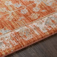 Уметнички ткајачи Медалјон Традиционална област килим, портокал